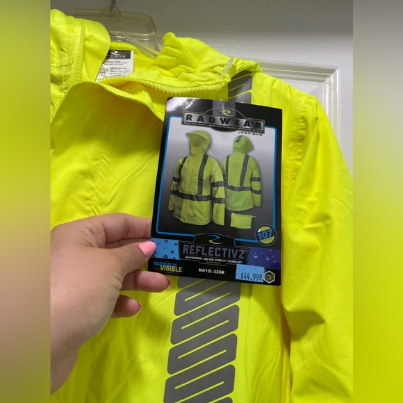 Women’s Radians Hi-Vis Rain jacket - Picture 3 of 13